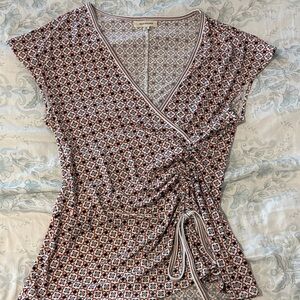 Max Studio Floral Patterned Top